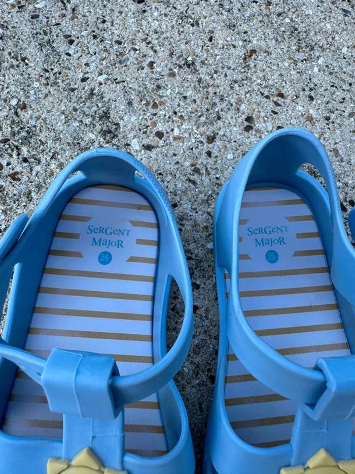 Sandales plastique || Sergent Major || bleu taille 26 - photo numéro 7