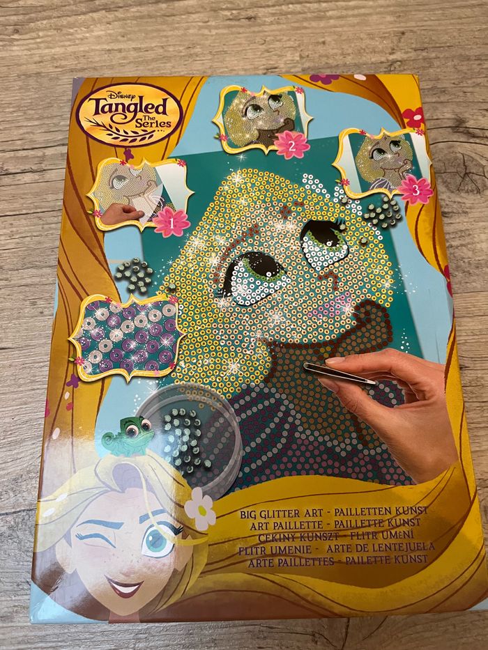 Tableau sequins Raiponce