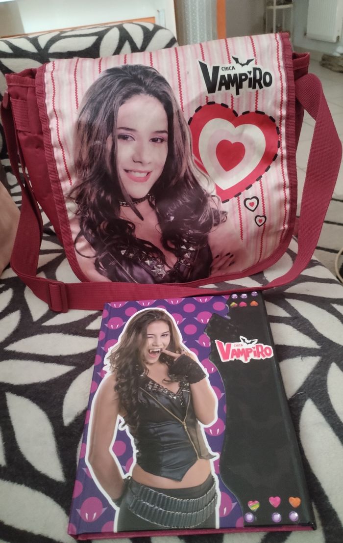 Lot Sac et Journal intime "Chica Vampiro"