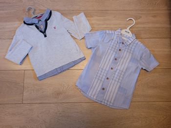 Lot chemises manches longues et courtes