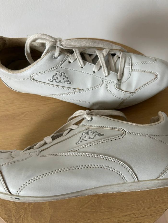 Baskets Kappa vintage blanches – Taille 37 - photo numéro 6