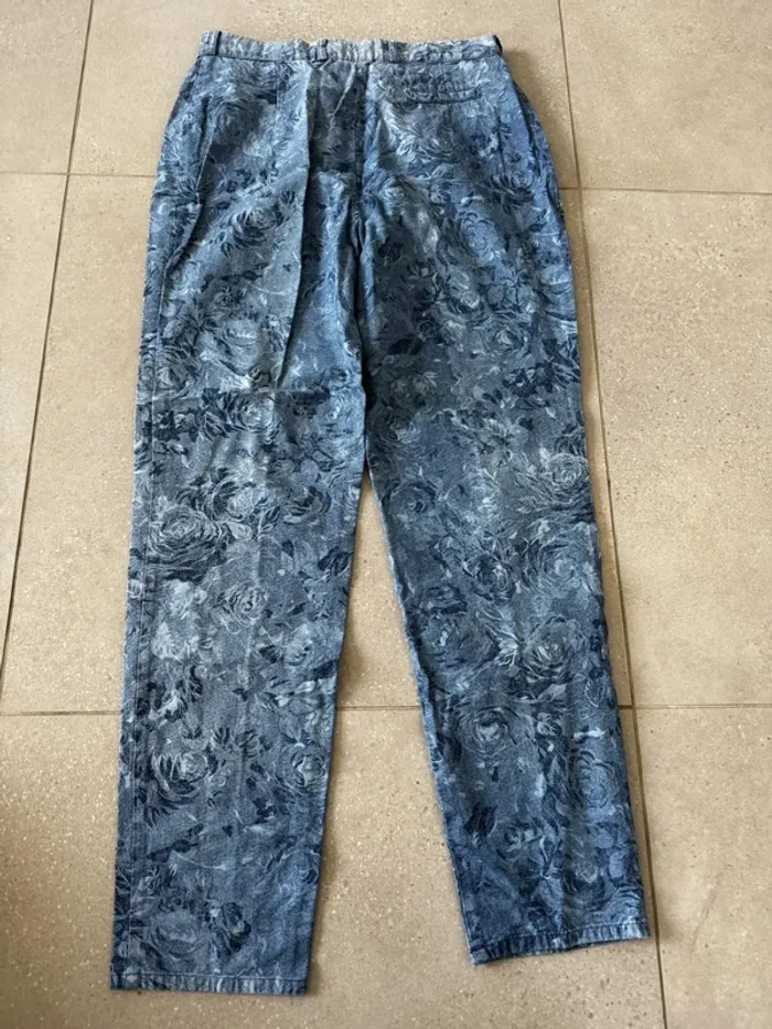 Pantalon bleu de Sym, taille 39x105cm, très bon état - photo numéro 3