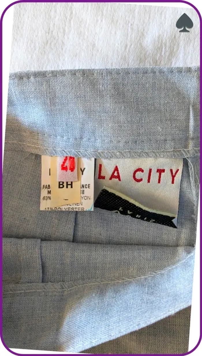 Pantalon style lin femme  36 neuf - photo numéro 4