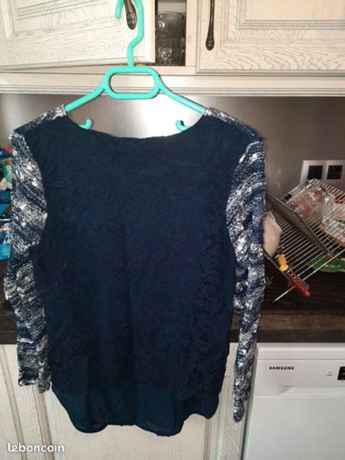Pull - taille 4 - Bréal - couleur bleue - photo numéro 8