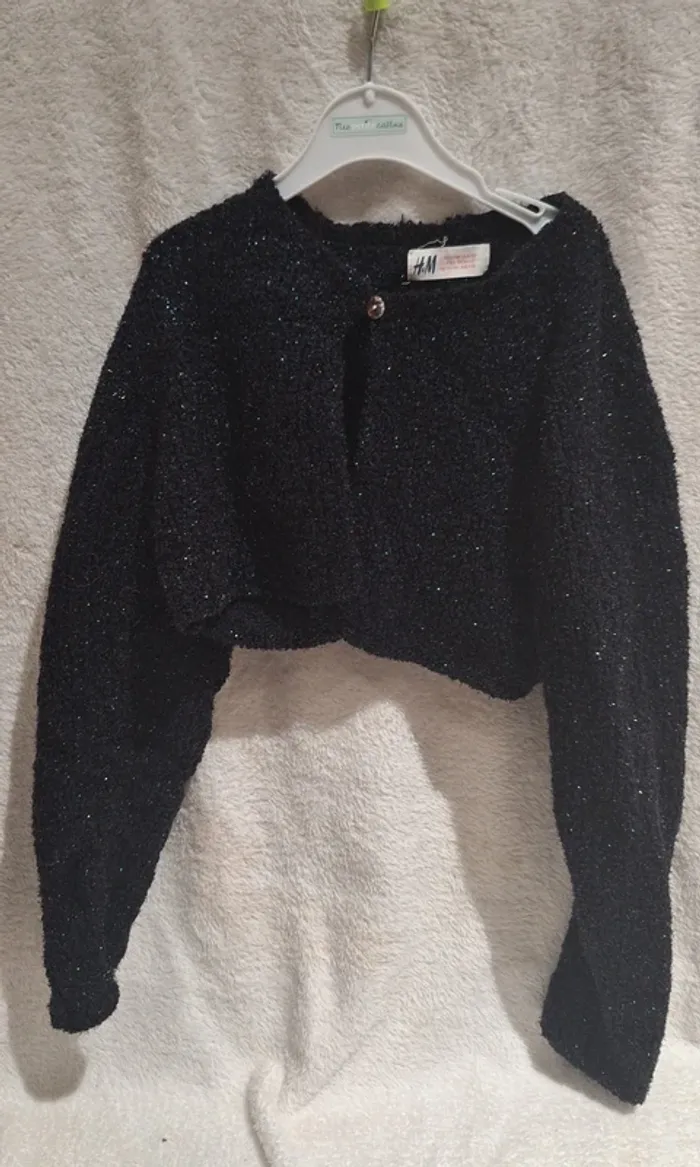 Gilet court fille - 8/10 ans - photo numéro 2