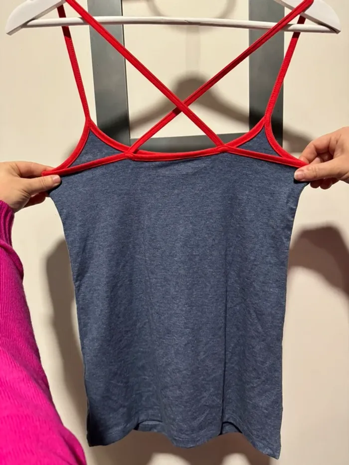 Tee shirt de pyjama stitch XS Disney bleu gris - photo numéro 4