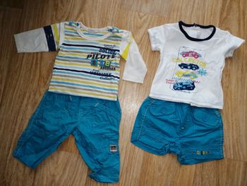 Lot de 2 tenues garçon 3 mois Absorba