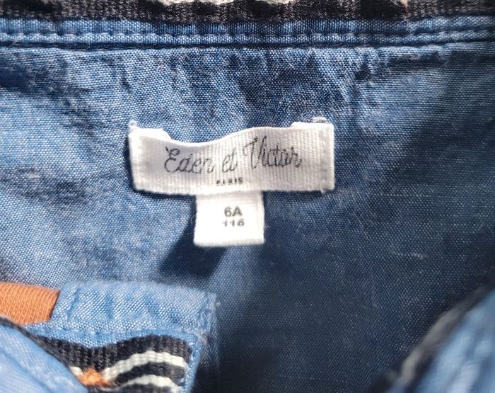 Polo manches longues- Éden & Victor 6 ans - photo numéro 3