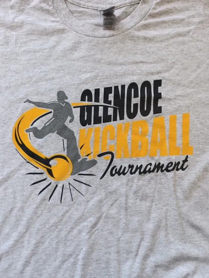T-shirt imprimé us Glencoe collège - L - photo numéro 2