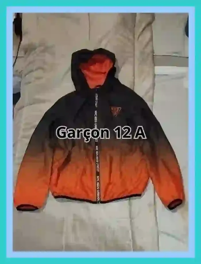veste coupe vent sport NYC kids garçon 12 ans  7519440221