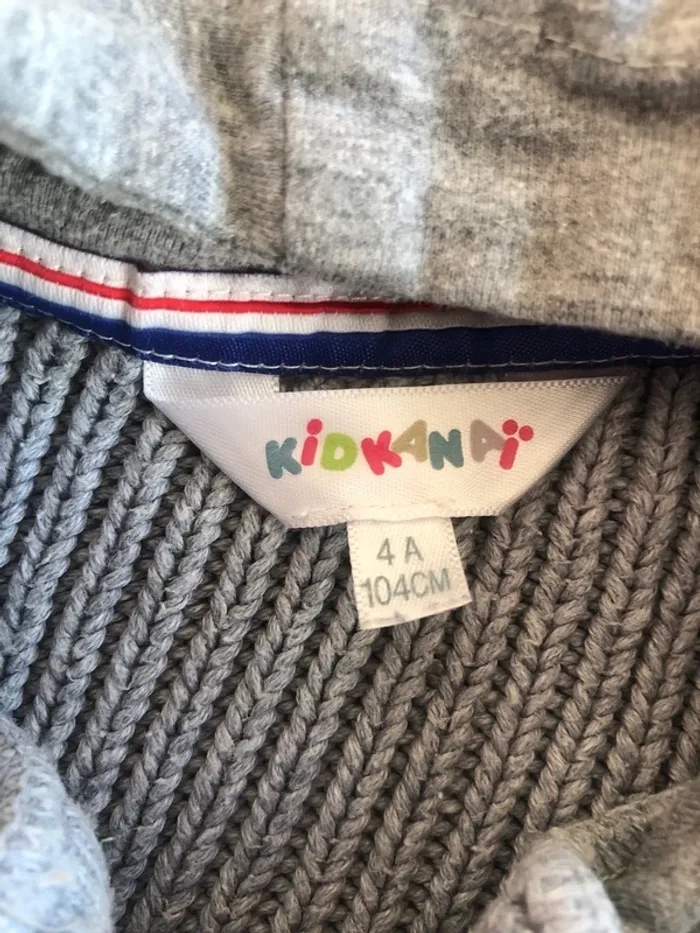 Gilet zippé enfant 4 ans - photo numéro 2