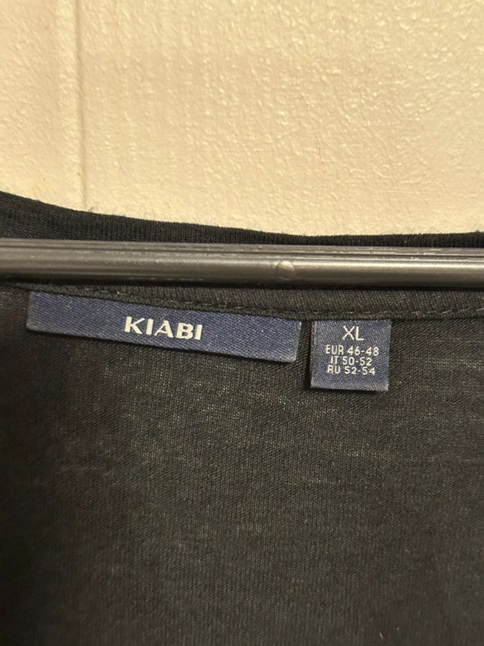 Tee shirt noir Kiabi taille XL - photo numéro 4