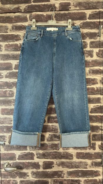 Jean droit 7/8 taille 40
