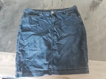 Mini jupe jean bleu kiabi t46