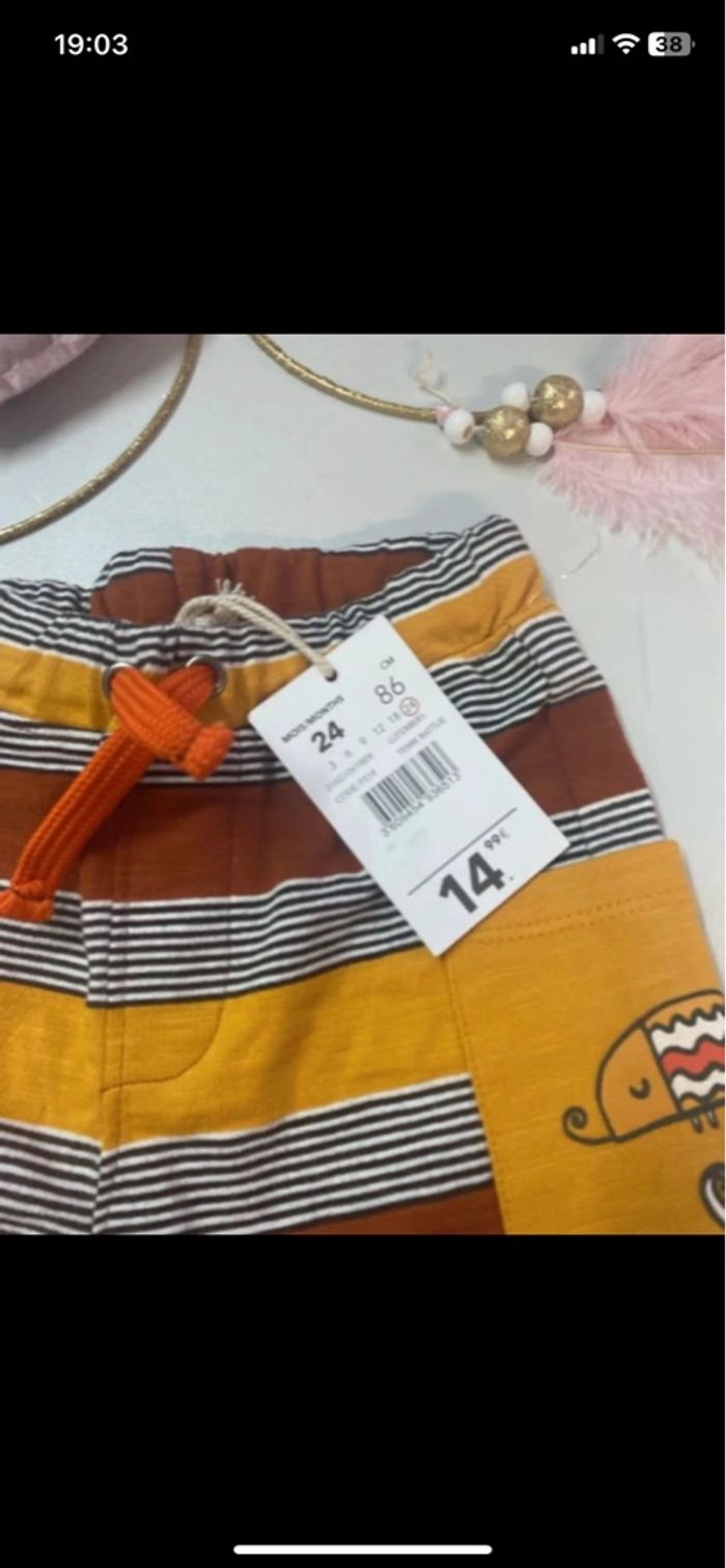 Short garçon - neuf - DPAM - Taille 24 mois - photo numéro 3