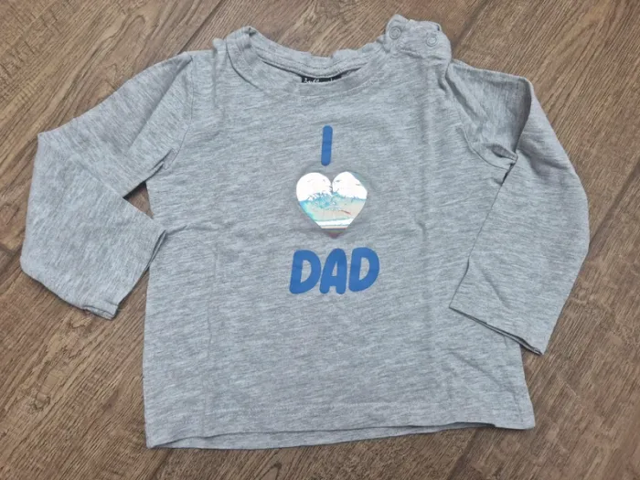 Tshirt 24 mois i love dad influx