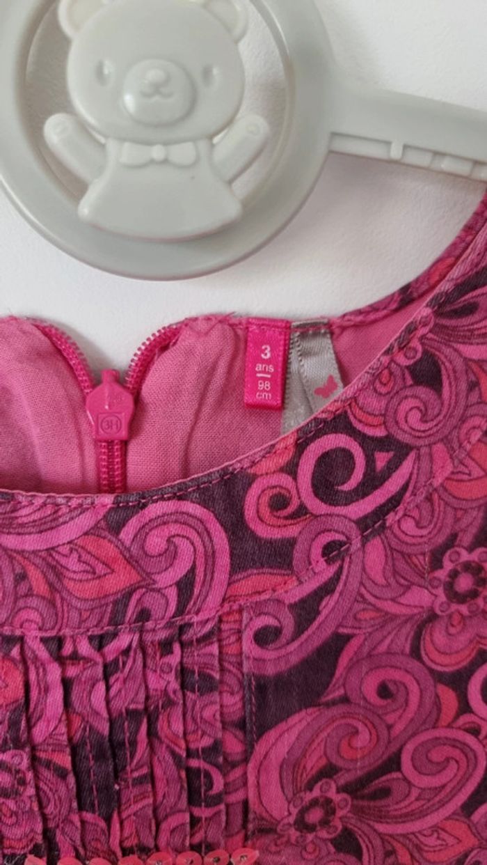 Robe arabesque, fleurs orchestra taille 3ans +offert - photo numéro 5