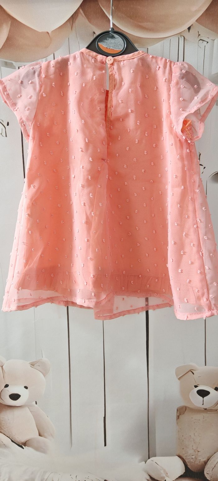 Robe Fille 6-9 mois 🌸 légère & élégante (marque inconnue) - photo numéro 3