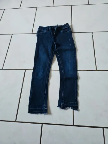 Jean skinny effet usé orchestra 7 ans