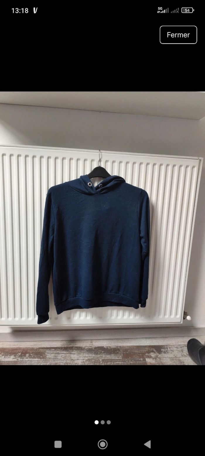 Pull bleu marine