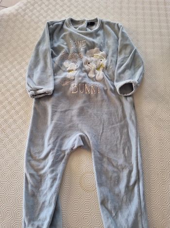Pyjama kiabi bleu gris