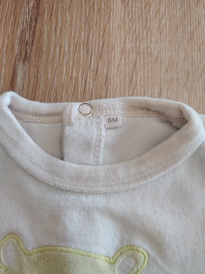 Pyjama velours 1 pièce - photo numéro 3
