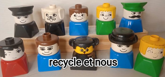 vintage figurines  lego duplo