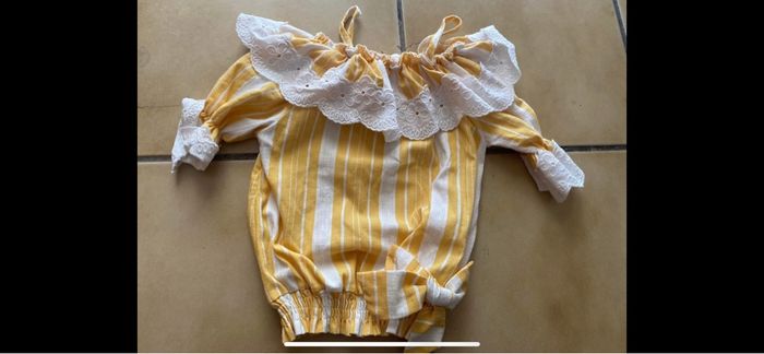 Blouse brodée miss pallone