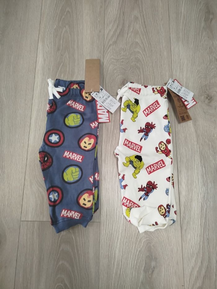 🦎 pantalons marvel 12 mois neuf 🦎 - photo numéro 2