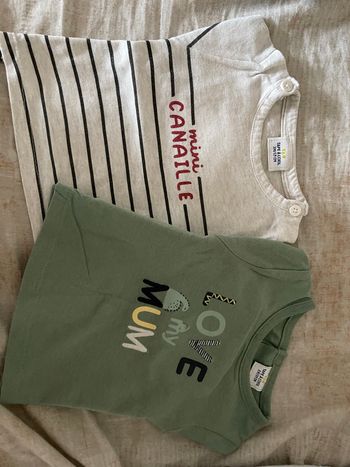 Lot de 2 T-shirt
