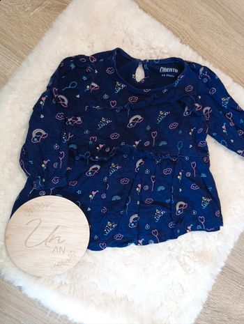 T-shirt manche longue 12mois fille