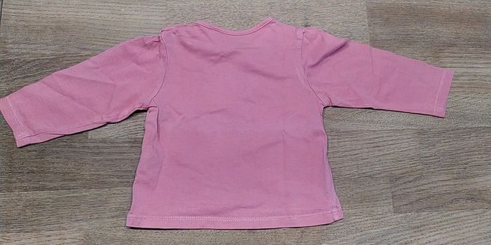Tee-shirt ML rose 12 mois - photo numéro 3