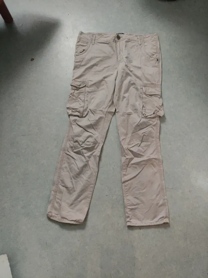 Pantalon beige homme taille48 - photo numéro 2