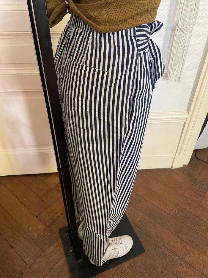 Pantalon chinos à rayures Zara 36 - photo numéro 9