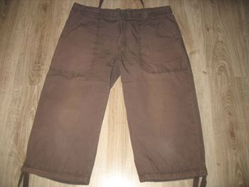 PANTACOURT MARRON FONCÉ "SERGIO VITTI" - TAILLE 40 - n°01