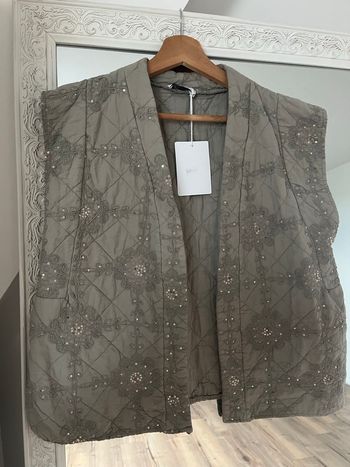 Gilet sans manche avec sequin, taille unique 