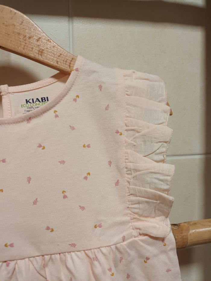 T-shirt rose 36 mois 100 % coton biologique neuf - photo numéro 5