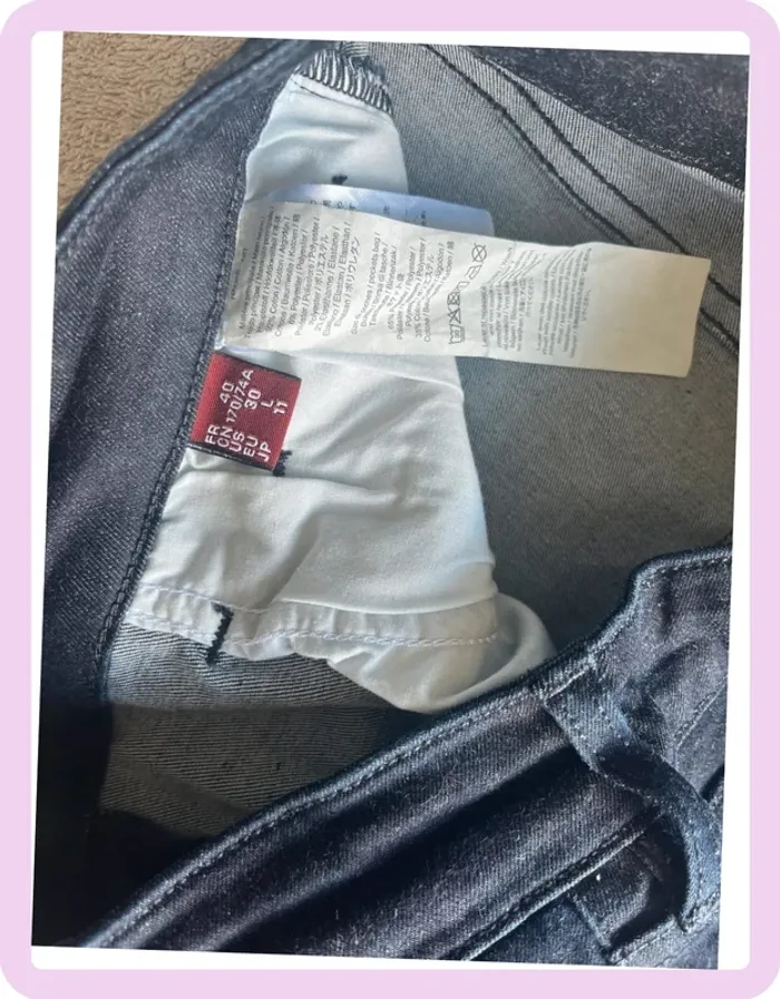 Jean noir coupe slim Comptoir des Cotonniers – Taille 40 / L – Stretch et confortable - photo numéro 3