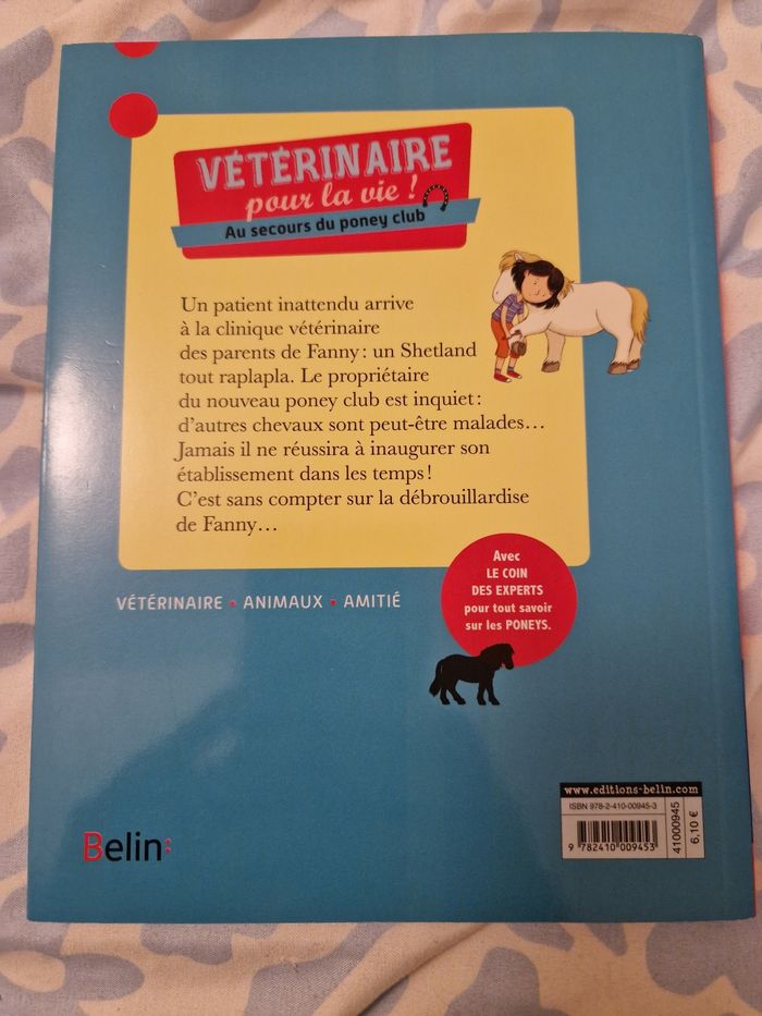 Livre pour enfant: Vétérinaire pour la vie! Au secours du poney-club - photo numéro 2