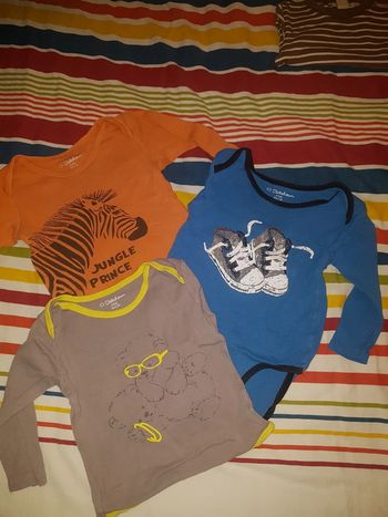 Lot de 3 bodies manche longue 24 mois 2 ans