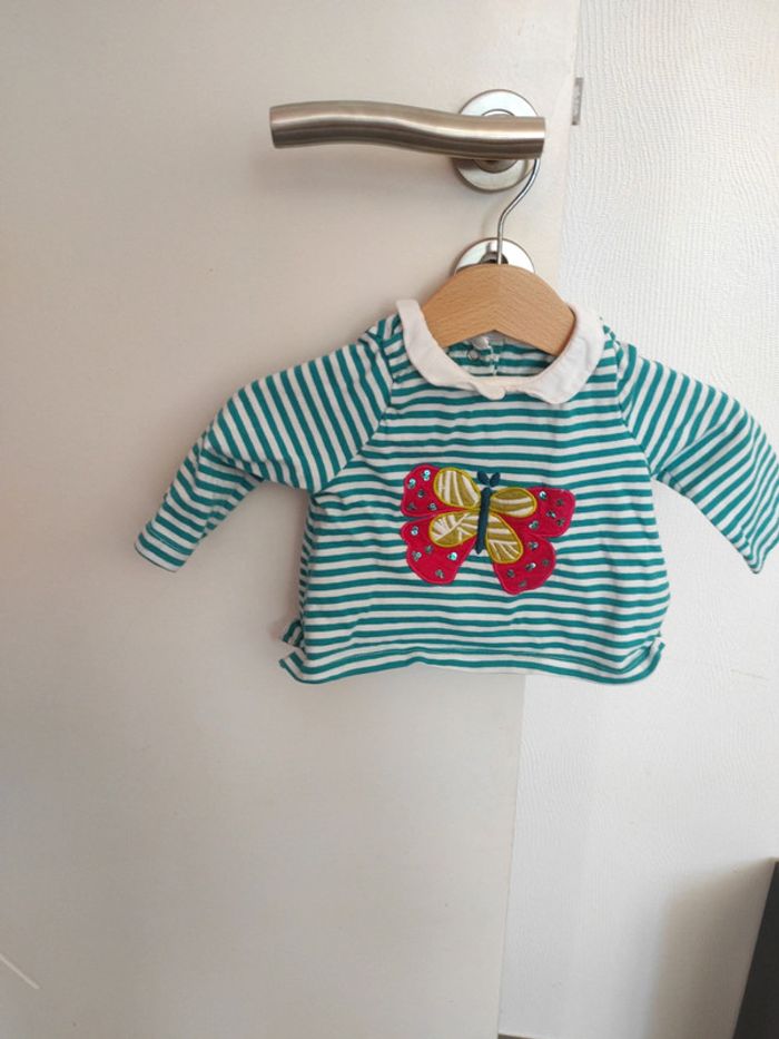 T-shirt manches longues 3 mois DPAM - photo numéro 2