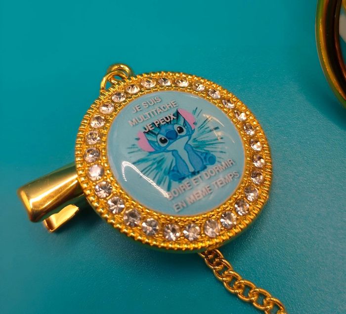 Tétine strass Stitch - photo numéro 3
