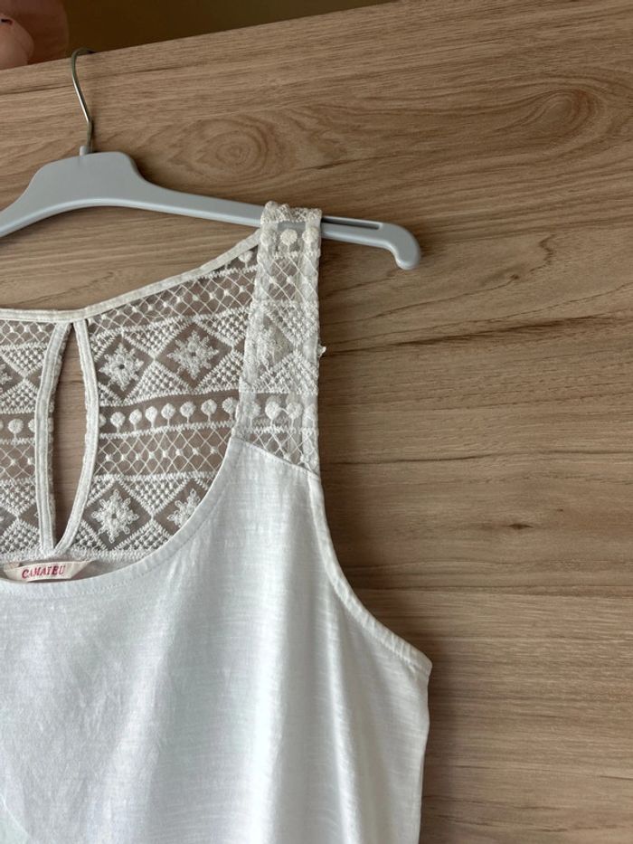 Débardeur blanc Camaïeu - photo numéro 2