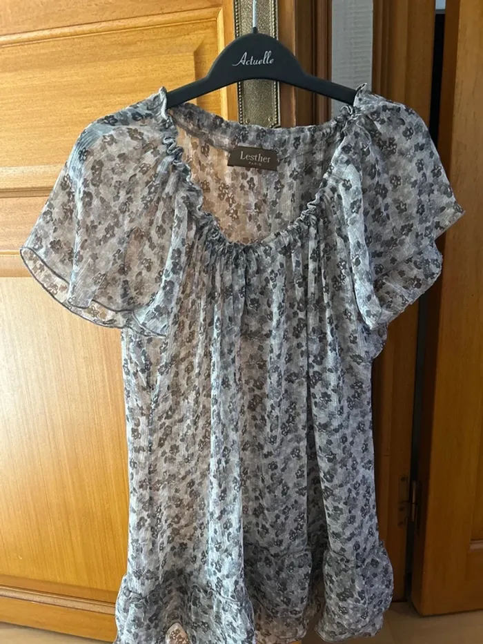Blouse à fleur