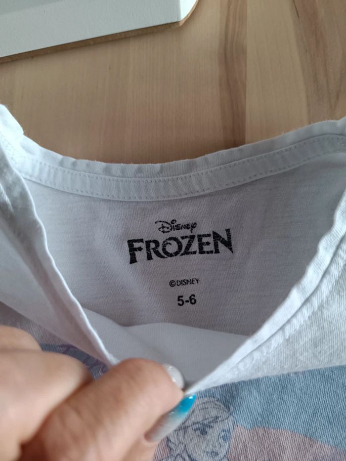 T-shirt manches longues Reine des neiges Frozen 6ans - photo numéro 3
