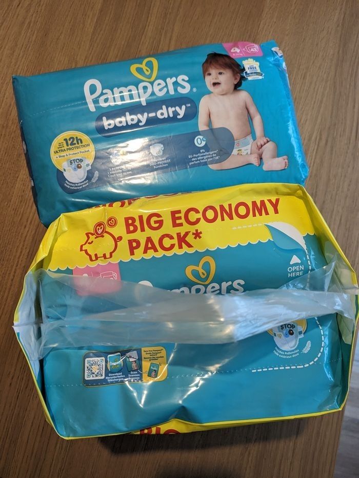 Pampers baby dry  taille 4 - photo numéro 2