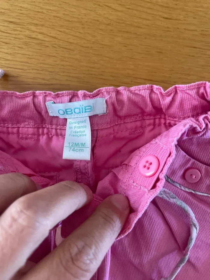 Pantalon fille 12 mois - photo numéro 3