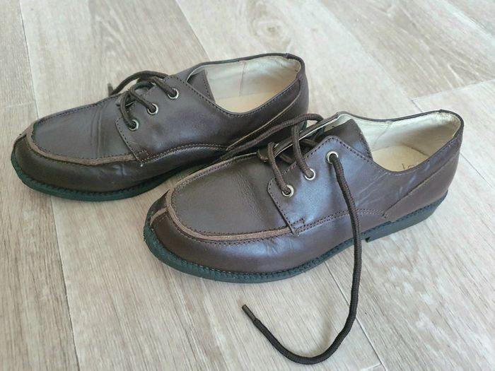 Chaussures de cérémonie taille 34 marrons - photo numéro 5