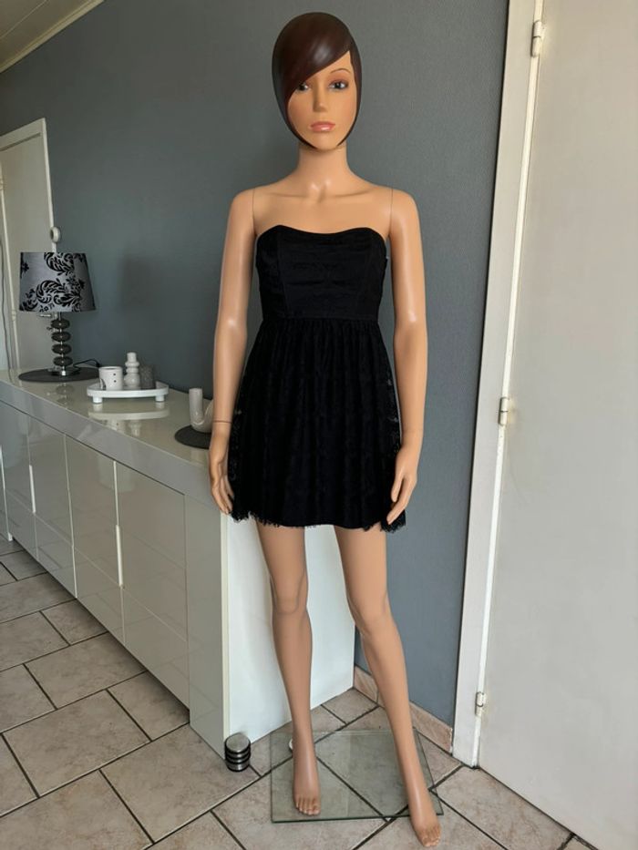 Robe bustier noire