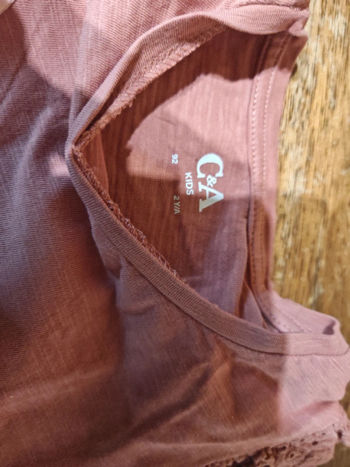 Lot de 2 t shirt fille taille 2/3 ans 92 cm - photo numéro 3